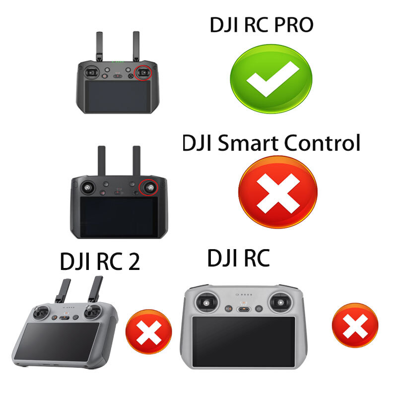 รีโมทคอนโทรลสำหรับ DJI RC Pro, ที่บังแดดและรีโมทอุปกรณ์ป้องกันฝาครอบแบบทูอินวันสำหรับ DJI RC