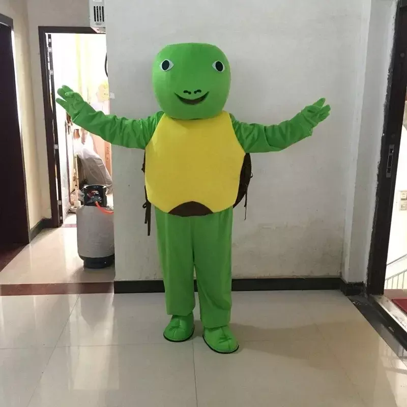 Косплей Морская жизнь цвет морской бритья Зеленая Черепаха мультяшный персонаж костюм рекламный костюм для вечеринки Карнавал с животными