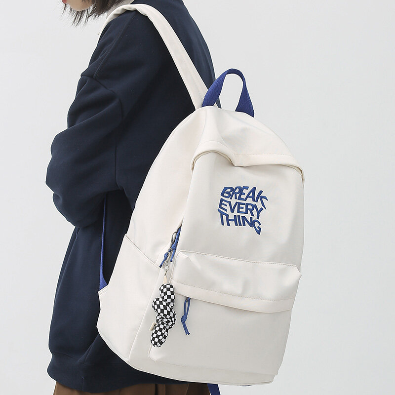 Male Women Waterproof College Backpack Fashion Girl Boy School Bags New Trendy Ladies Laptop Backpack Female Men Travel Book Bag