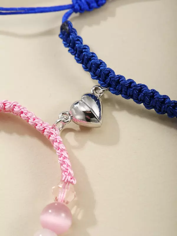 Парные браслеты, магнитные браслеты, браслеты с пауком и милым котом, 2 шт.
