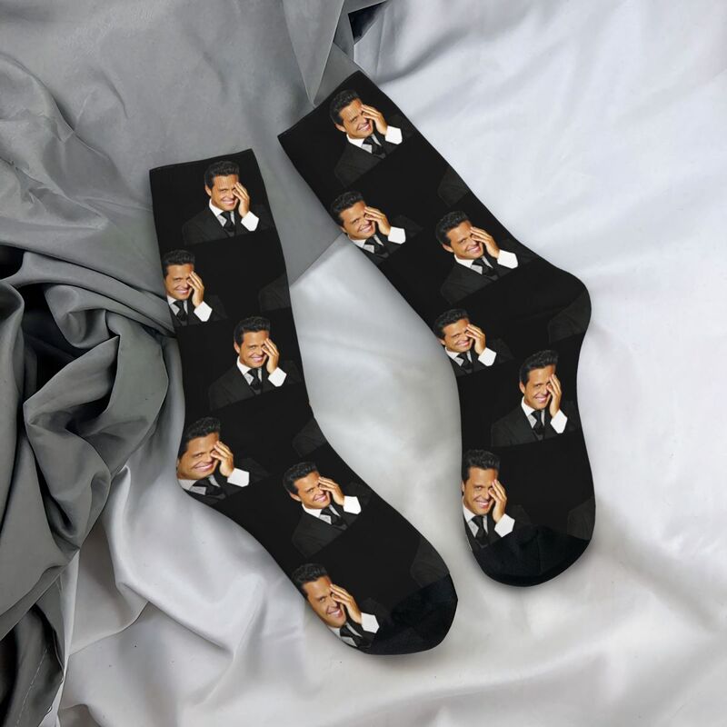 Удобные мужские и женские носки с принтом Луиса Мигеля мерча, супер мягкие носки с графическим принтом для всех сезонов