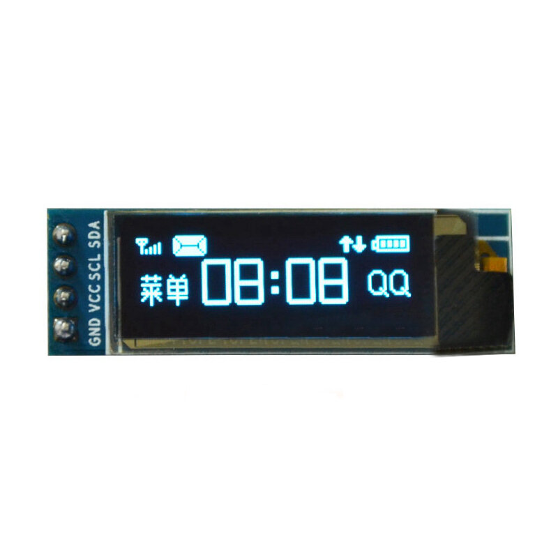 0.91 inch OLED module 0.91" white/blue OLED 128X32 OLED LCD LED Display Module 0.91" IIC Communicate for ardunio