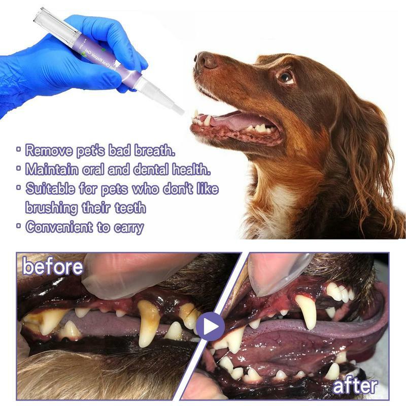 قلم تبييض أسنان لتنظيف أسنان الحيوانات الأليفة ، مناسب للكلاب والقطط ، يزيل رائحة الفم الكريهة ، العناية بالفم ، لوازم إصلاح الأسنان