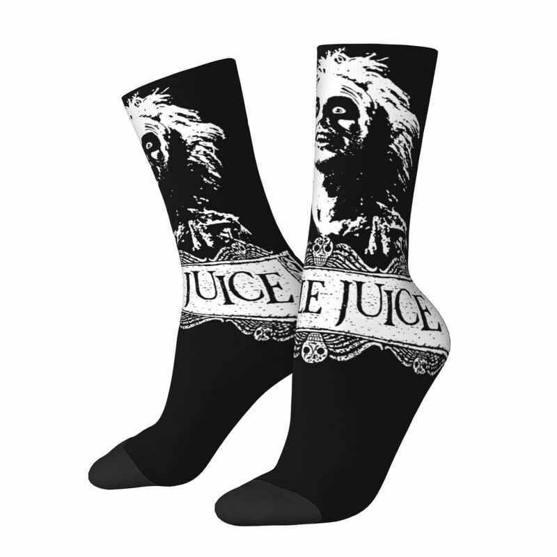 Unisex Horrorfilm Beete Saft Socken super weiche lässige Socken verrückte Merch Mittel rohr Crew Socken Überraschung Geschenk idee