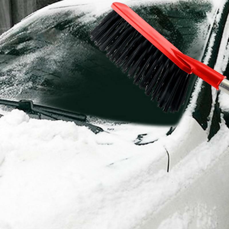 Pengikis es untuk kaca depan mobil, sikat salju musim dingin, sikat salju, alat pembersihan kaca depan untuk truk mobil