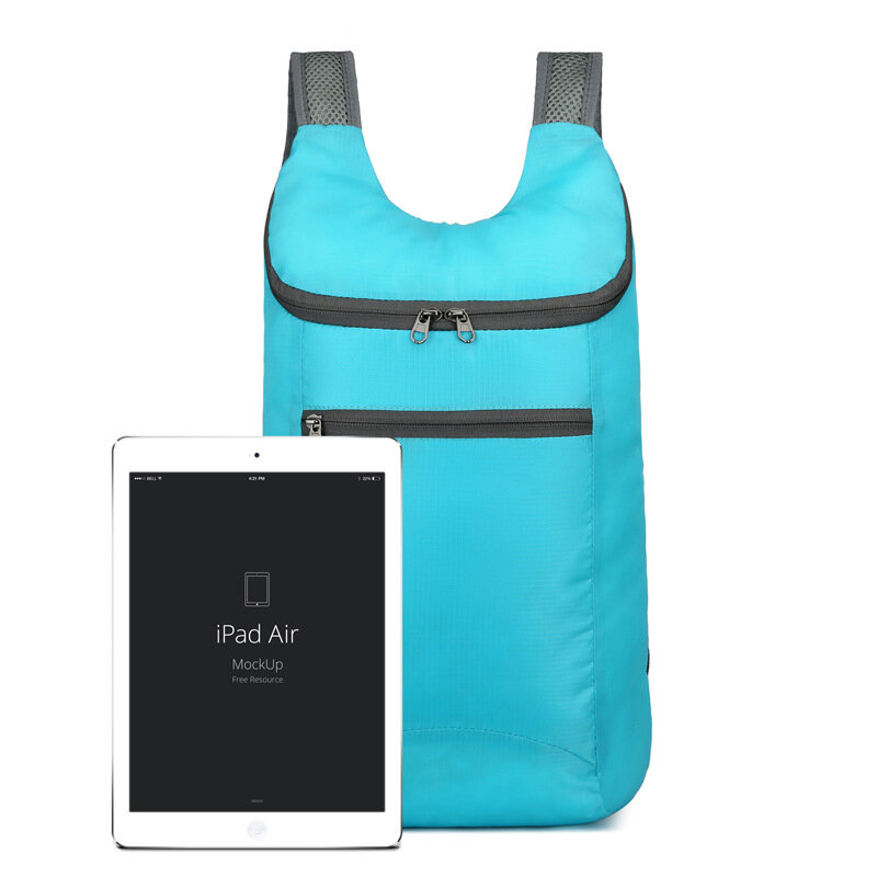 20L Unisex borsa pieghevole impermeabile zaino da esterno campeggio portatile escursionismo viaggio Daypack tempo libero uomo borsa sportiva zaino donna
