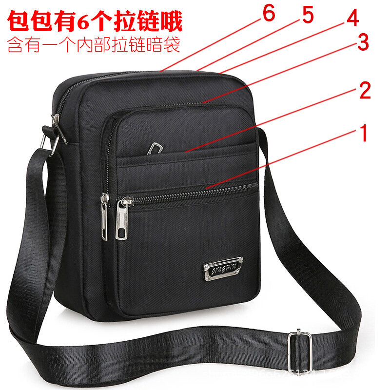 Многофункциональная сумка на плечо для мужчин, нейлоновая мужская сумка-мессенджер, Модный повседневный тоут через плечо, дорожная сумочка