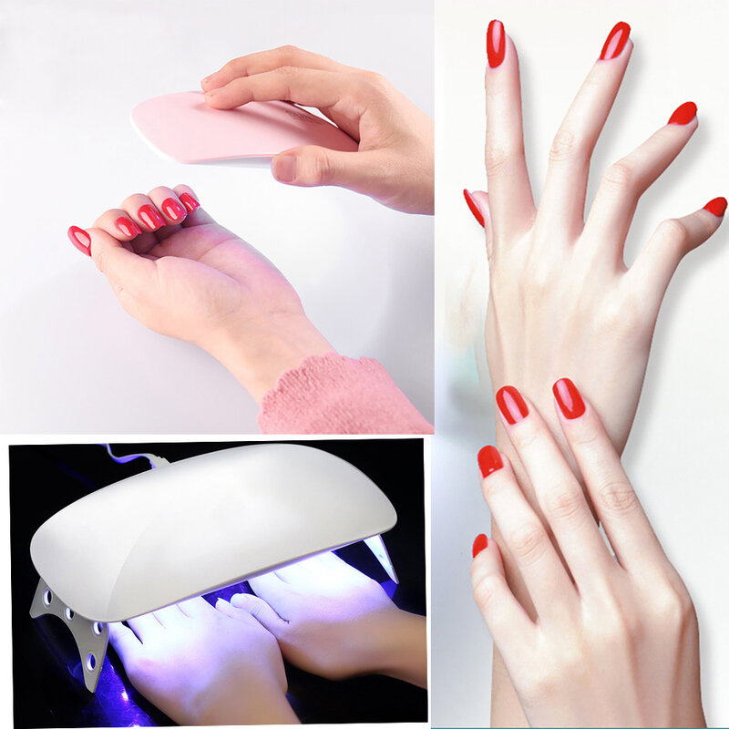 Mini lámpara Led Uv para secado de esmalte de Gel, máquina de curado UV para manicura, iluminación de uñas de Gel, decoración de manicura