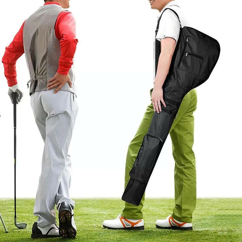 Bolsa plegable para palos de Golf, bolso de almacenamiento ligero para todo el hombro, T8B5
