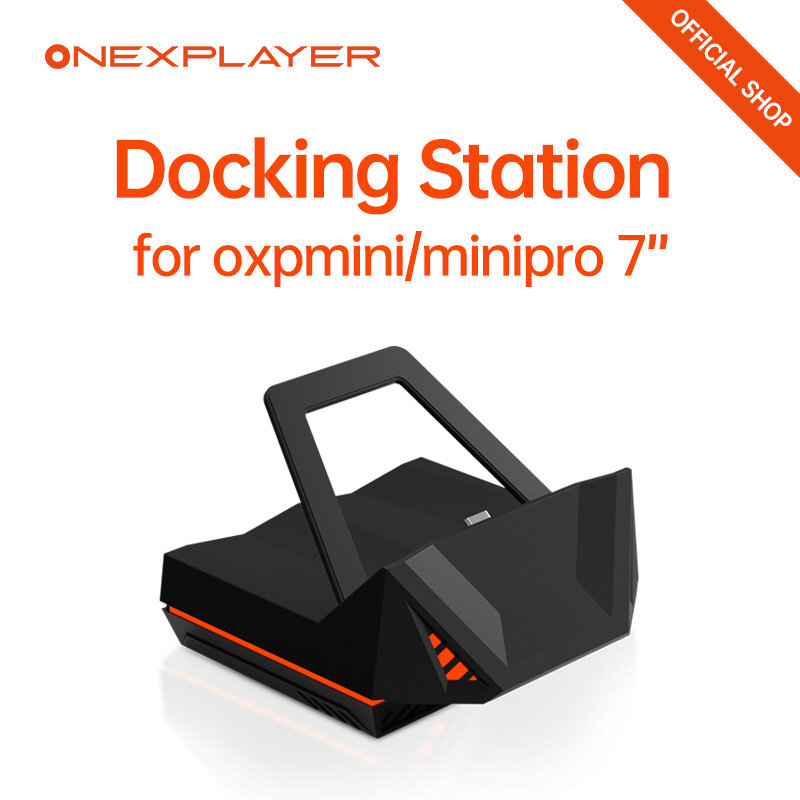 Onexdock stasiun dok untuk OnexPlayer, konverter konsol Game Hub Laptop Mini PD Charge USB HDMI RJ45 dudukan braket jaringan