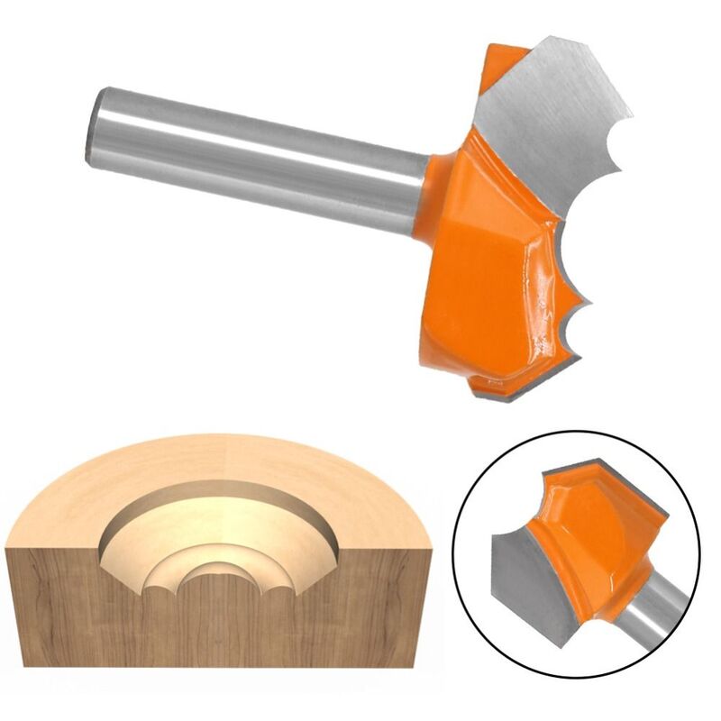 Hartmetall fräser hoch effizientes Mehrzweck-8-mm-Grifffräser Gravier maschine Holz bearbeitungs werkzeug