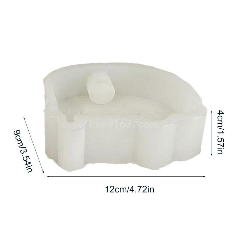 Epoxy Candlestick Silicone Mold Base Mould Bus Shaped Holders Molds DIY Ornaments Home Decorations Mould