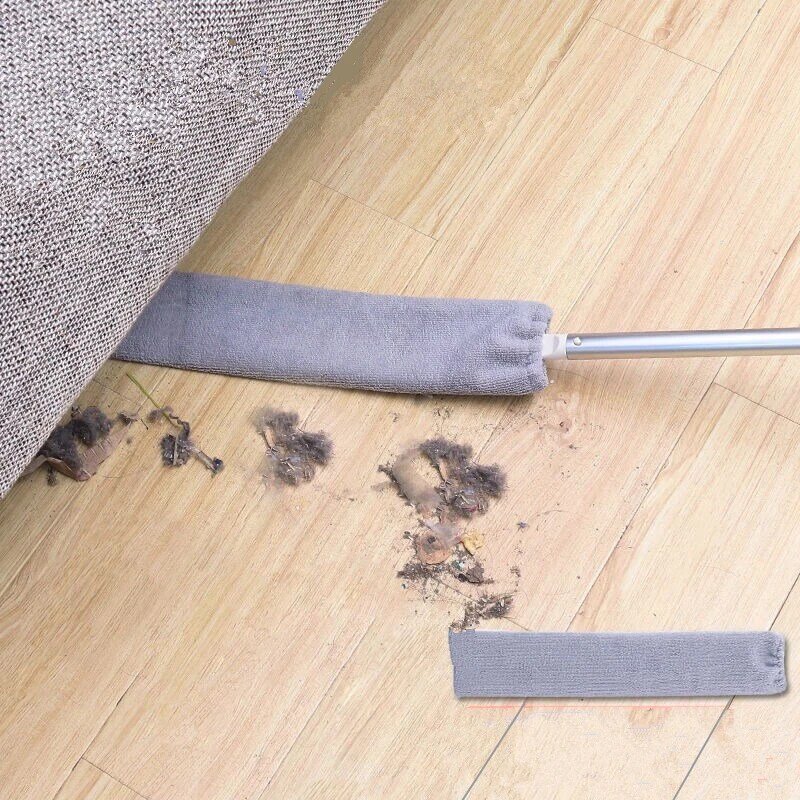 Limpieza Hogar Bedside Dust Brush Stair Corner Household Artifacts Bed Bottom Gap Clean Fur Hair  Dusty Magic Microfiber Duster