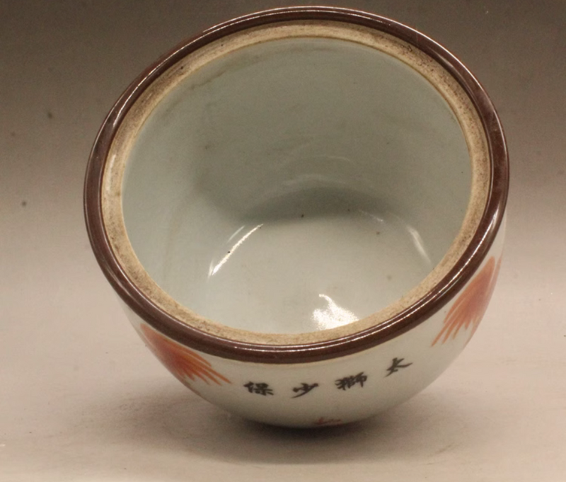 Pastel Taishi Shaobao Sugar Pot, ornamentos antigos para fazer coleção antiga porcelana