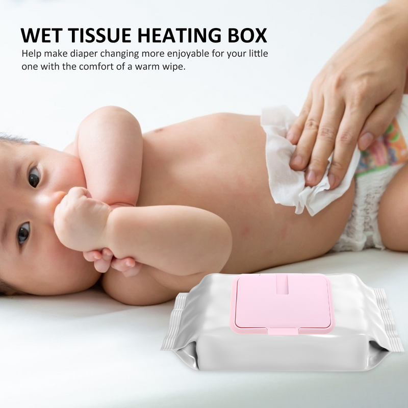 Termostato Wipe Warmer, Aquecedor De Tecido Molhado, Portátil para o Bebê, Branco Suprimentos para Criança