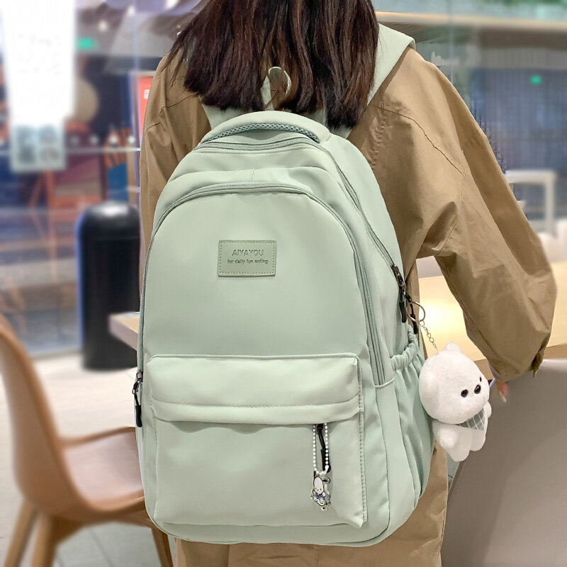 Новый женский модный вместительный водонепроницаемый рюкзак для колледжа, модные женские школьные сумки для ноутбука, красивая крутая дорожная сумка для книг для девушек