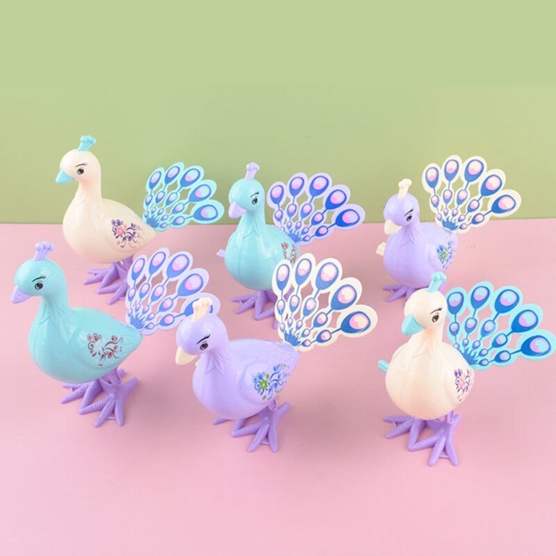 Wind Up Toy Crafts Giocattolo a orologeria a forma uccello Borse regalo per le vacanze compleanno
