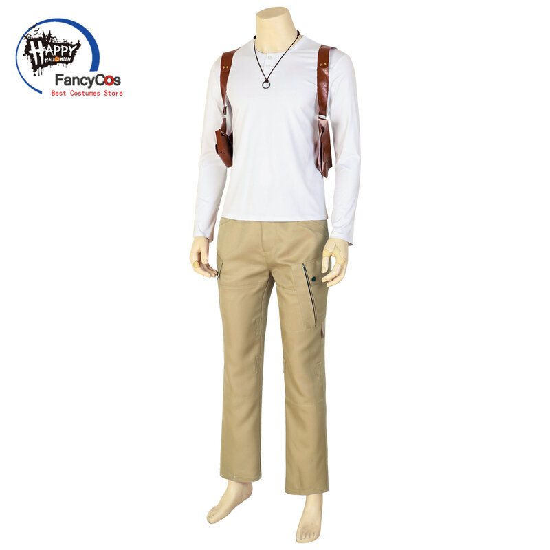 Nathan Proximity Ke Cosplay Costume, Uncharted Outfits, Halloween Initiated Holster, Carnival Imbibed, btMade, Adult Men and Women