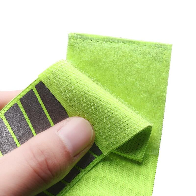 Outdoor Running Reflector Wristband Fishing Accessories Bike Safety Alert Sport Tape Warning Armband Cycling Reflective Strips