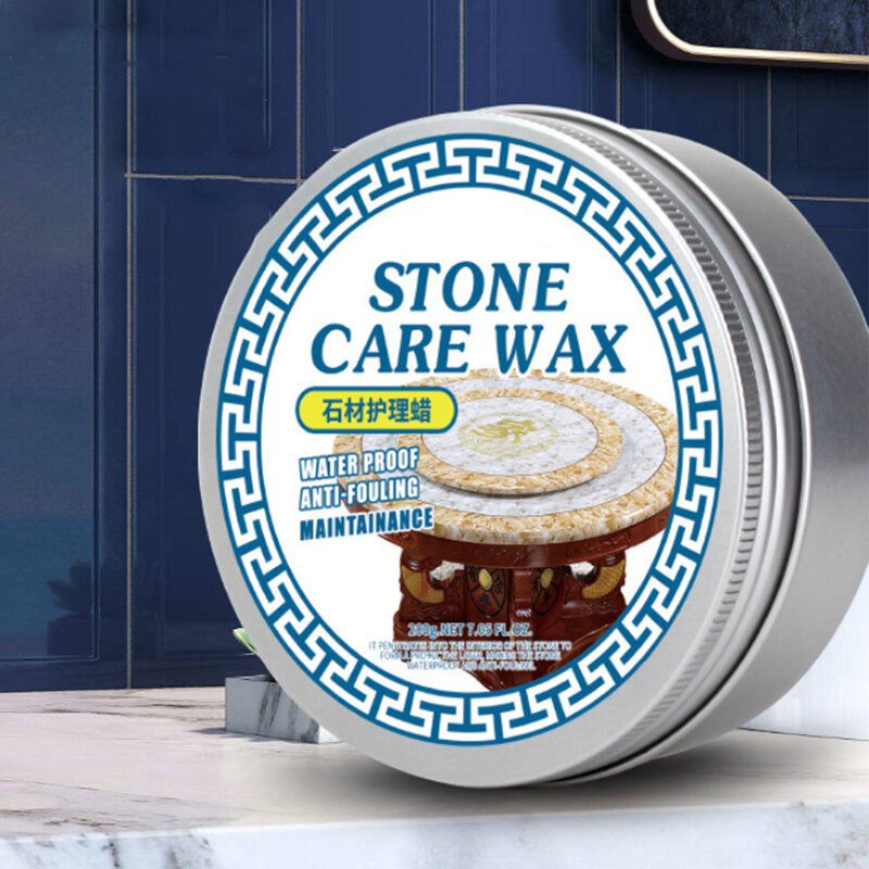 Stone Wax Polish 200g Stone Polish For Stone Care Stone Polish Protection To Restore Stone Gloss And Resist Scratches For Marble