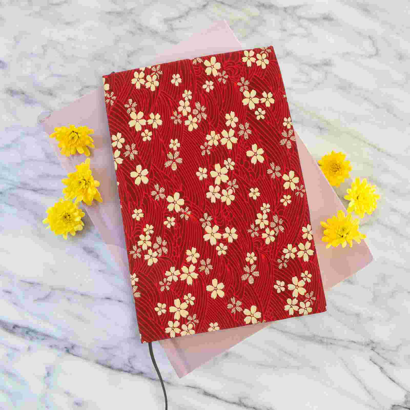 Book Cover Cases Protective Hand-made Protector Creative Fabric Cloth Ornamental Decor Student