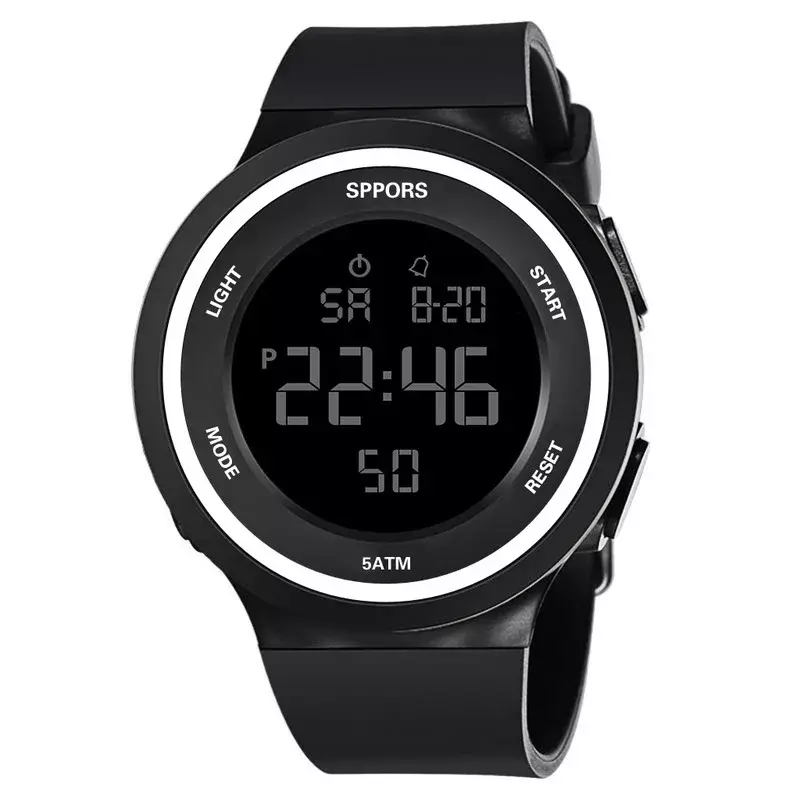 Waterproof Led Watches for Men Outdoor Sports Men Digital Led Quartz Alarm Men Wrist Watch Fashion Electronic Watch Relogio New