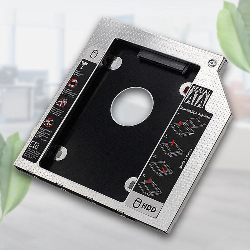 9,5mm HDD Caddy Sata 3,0 für 2.5 "SSD Case HDD-Gehäuse für Notebook-Festplatten halterung