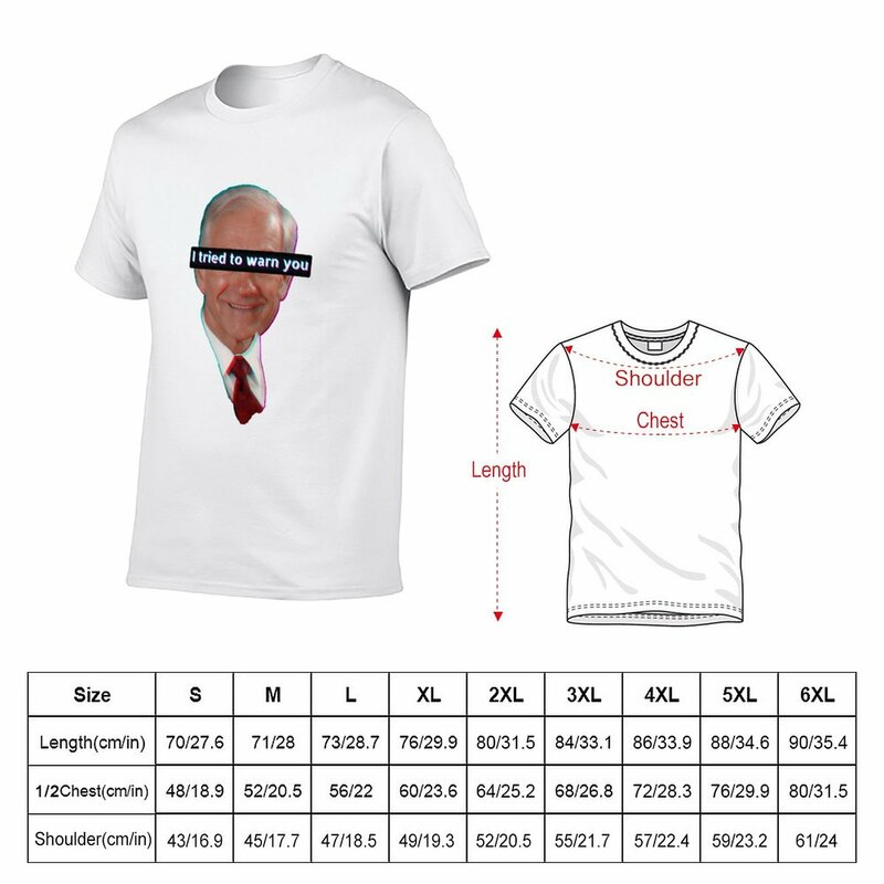 Ron Paul Geprobeerd T-Shirt Plus Maten Sportfans T-Shirts Voor Heren