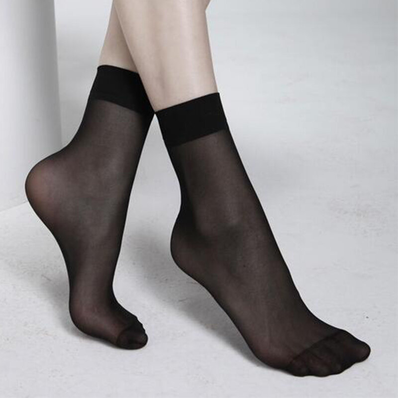 Горячая распродажа! 5 пар, высокое качество, женские бархатные носки, упаковка, женские летние тонкие шелковые прозрачные сексуальные нейлоновые носки, набор
