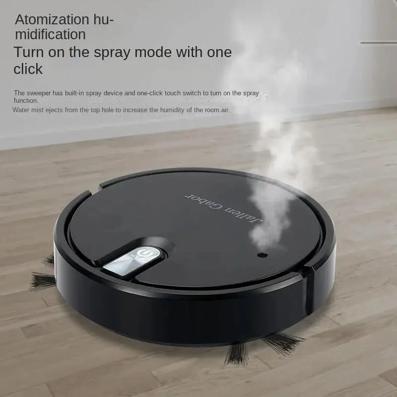 Robot penyedot debu nirkabel cerdas 5-in-1, penyedot debu Super senyap multifungsi untuk penggunaan di rumah, peralatan rumah
