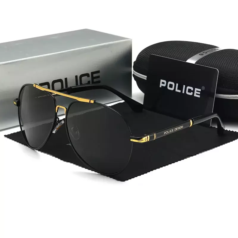 Sonnenbrille Unisex Quadrat Vintage Sonnenbrille Polizist berühmte Marke Sonnenbrillen polarisierte Sonnenbrille Retro Feminino für Frauen Männer