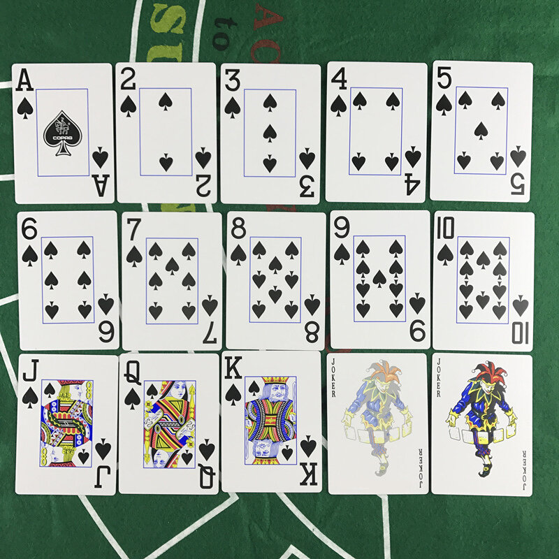 1 шт., водонепроницаемые пластиковые игральные карты для покера