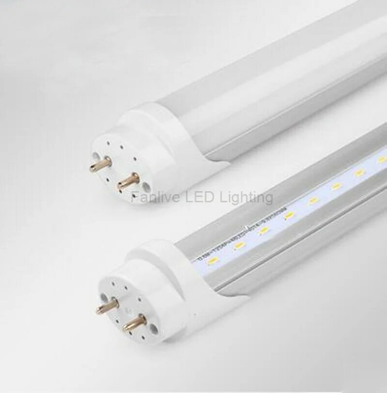 120 Pieces/lot 24W LED TUBE BULB T8 4FT 120cm Replace To Fluorescent Fixture Compatible With Inductive Ballast Milky Clear Cover