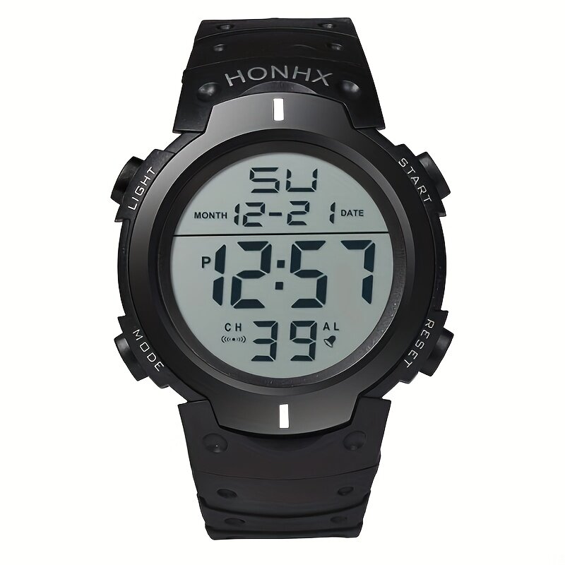 Elegante reloj deportivo Digital de cara redonda para estudiantes, regalo perfecto, preciso y cómodo