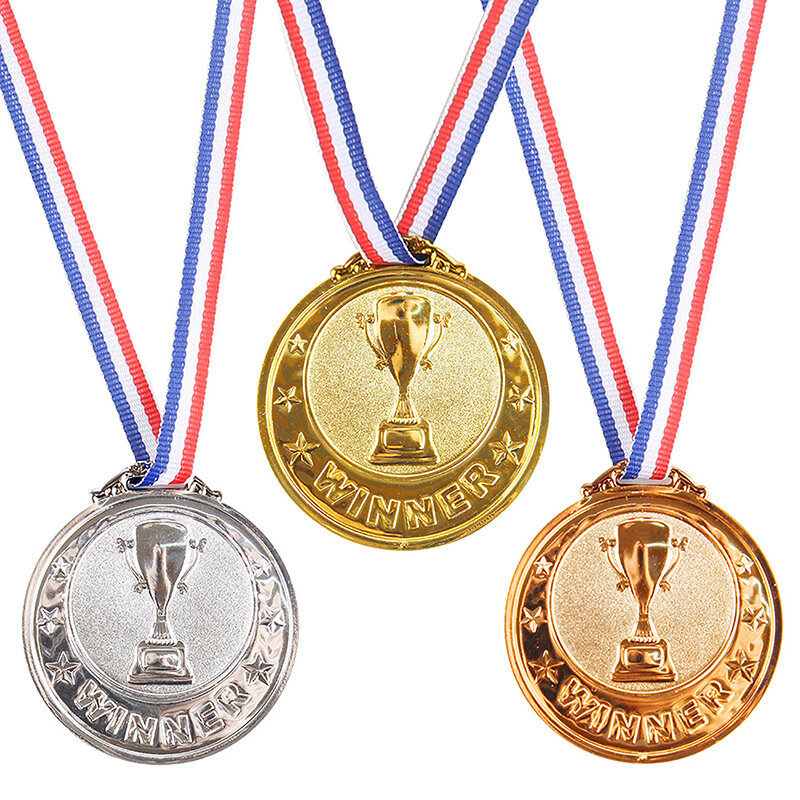 Gold Silber Bronze Award Medaille Gewinner Belohnung Fußball wettbewerb Preise Auszeichnung Medaille für Souvenir Geschenk Outdoor Sport Kinderspiel zeug