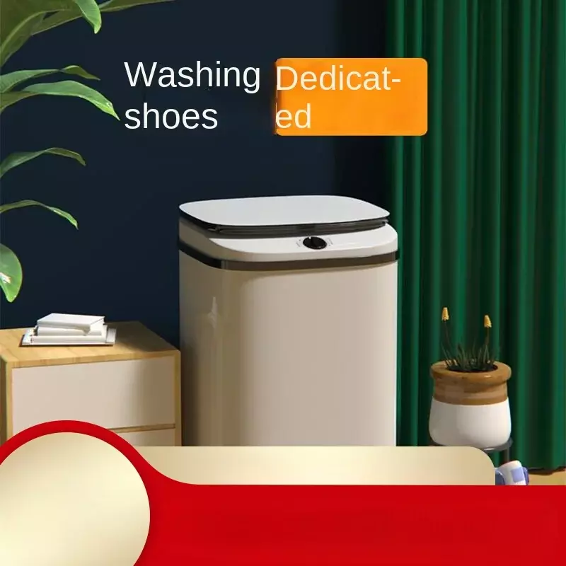 Lavadora multifuncional de sapatos azul leve, máquina de lavar semiautomática, banheira única, uso doméstico, 110v, 220v
