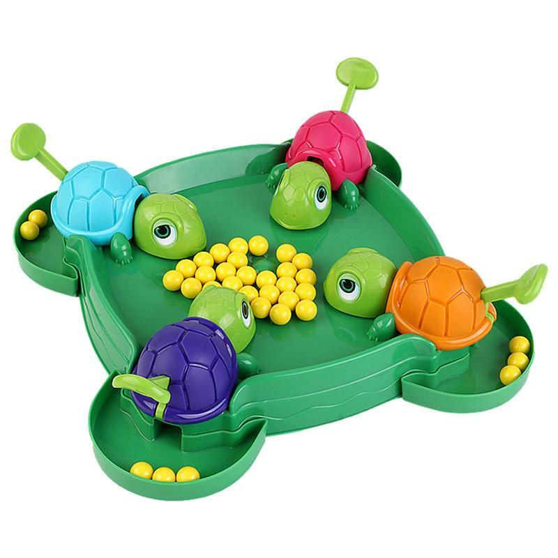 Brinquedos educativos interativos pai-filho, Hungry Turtle Eating Board Game, Alimente o jogo da tartaruga