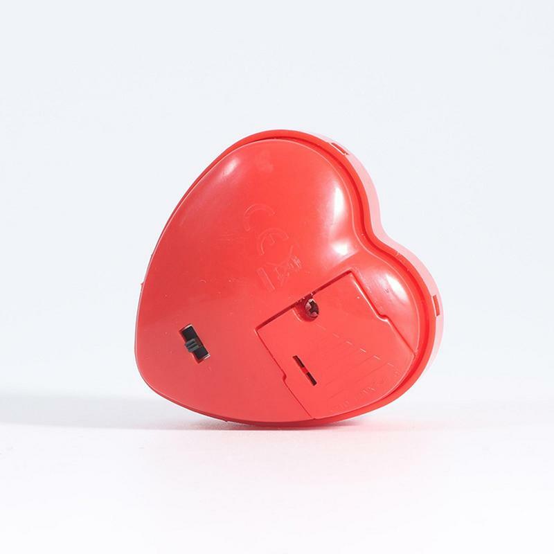 Grabadora de voz en forma de corazón, caja de voz para hablar, Mini grabadora, botón de sonido programable, grabación en 30 segundos para juguete de peluche