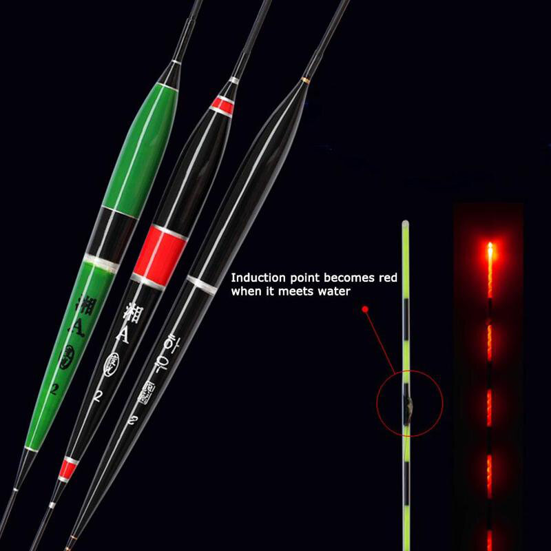 Bite Haak Kleur Veranderende Lichtgevende Drift Zwaartekracht Sensing Dag En Nacht Elektronische Drijvende Float Met Nano Vissen Vlotter