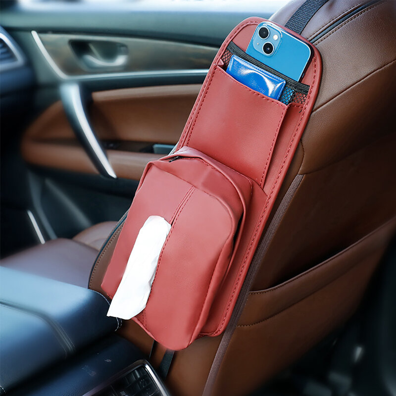 Nieuwe Auto Rugleuning Tissue Organizer Opbergtas Met Opvouwbare Tafellade Tablethouder Tissue Box Auto Back Seat Case Accessoires