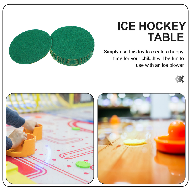 Воздушные хоккейные пластыри, фланелевые аксессуары для хоккея, Прочные Зеленые фетровые детали для хоккея