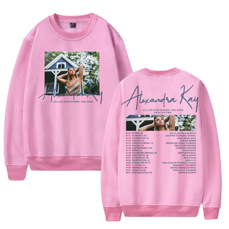 Alexandra Kay All I've Ever Known Tour 2024 Merch Crewneck Long Sleeve Streetwear Men Women Sweatshirt Fashion Clothes