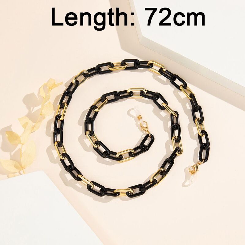 Модная акриловая цепочка для очков цепочка для солнцезащитных очков ожерелье для женских очков для чтения подвесной шейный ремешок