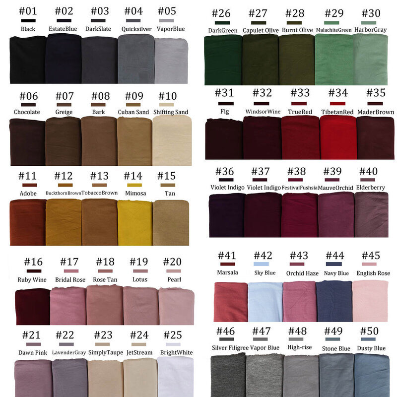 wholesale 170X60cm Jersey de algodón liso Hijab Bufanda Mantón Color sólido Con buena puntada Elástica Suave s para mujeres Bufandas
