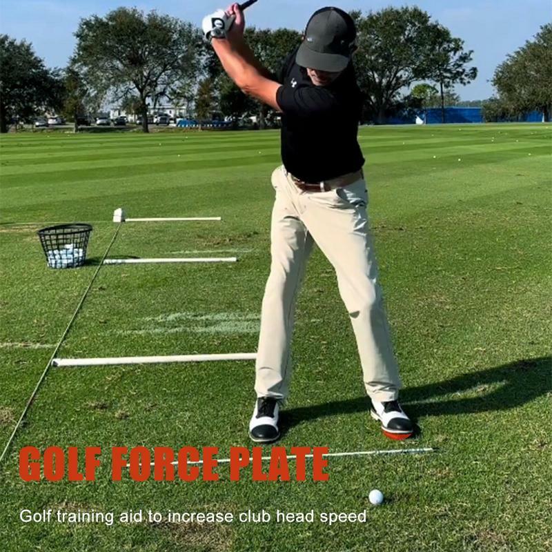 Golf Force Plate wieder verwendbare Gummi Golf Swing Step Pad Golf zubehör zur Steigerung der Konsistenz und Stabilität der Schlägerkopf geschwindigkeit