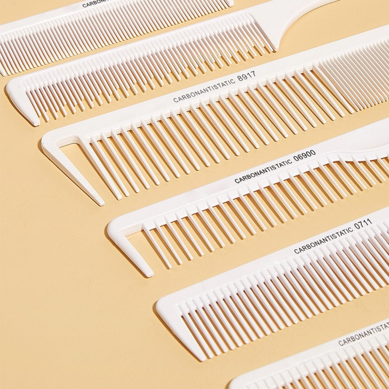 Hairdressing Carbon Comb Professional Hairdresser Cutting Comb Anti Static Hair Comb Haircut Tools Barber Hair Styling Comb