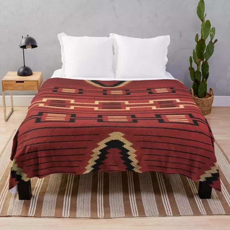 Native Textile Throw Blanket Luxury Designer wednesday halloween Bed Fashionable Blankets