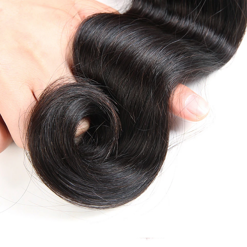 NextFace Body Wave Hair Bundles Natural Human Hair Weaves 10A Grade Peruvian Hair Weaves Body Wave Bundles 30 32 inch Long Hair