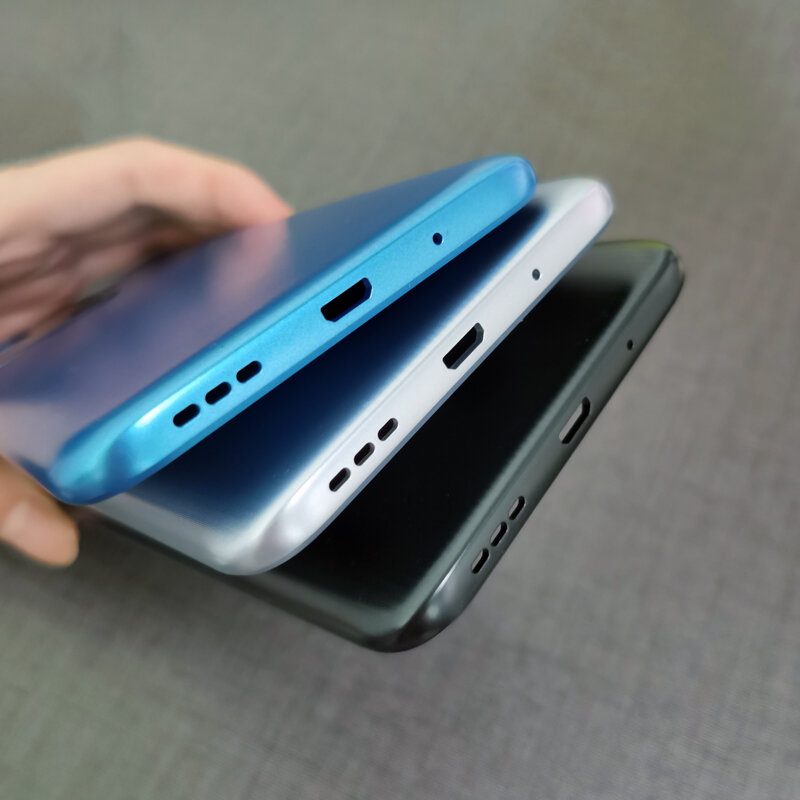 Untuk Xiaomi Redmi 10A Penutup Baterai Belakang Pintu Belakang Penutup Perumahan Pengganti untuk Redmi 10A 10a Casing Ponsel + Stiker Perekat