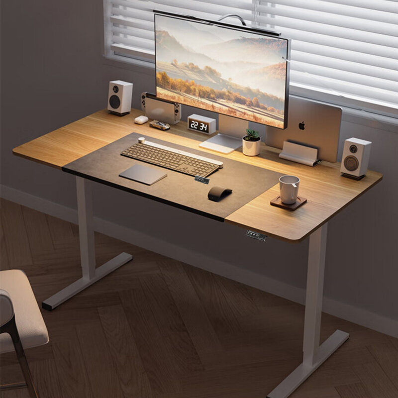 Escritorio de pie de altura ajustable, escritorio de ordenador inteligente, estudio, juego de aprendizaje, oficina, hilo, 120x60cm, 140x70cm, gran oferta